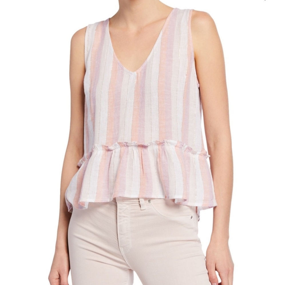 NWOT Rails Mira Metallic Thread Top